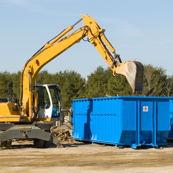 are there any restrictions on where a residential dumpster can be placed in Forest Junction Wisconsin